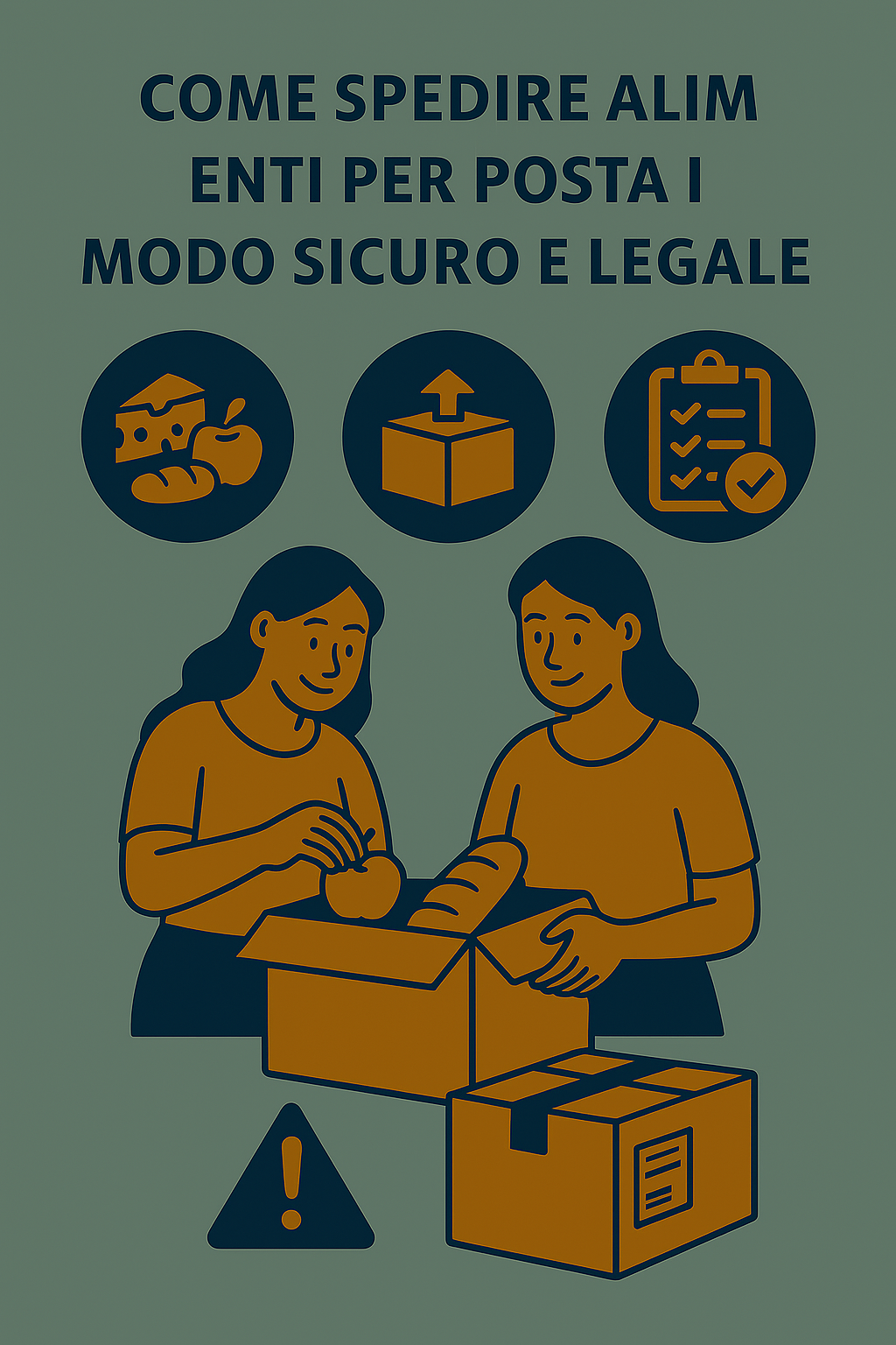 Come spedire alimenti per posta in modo sicuro e legale