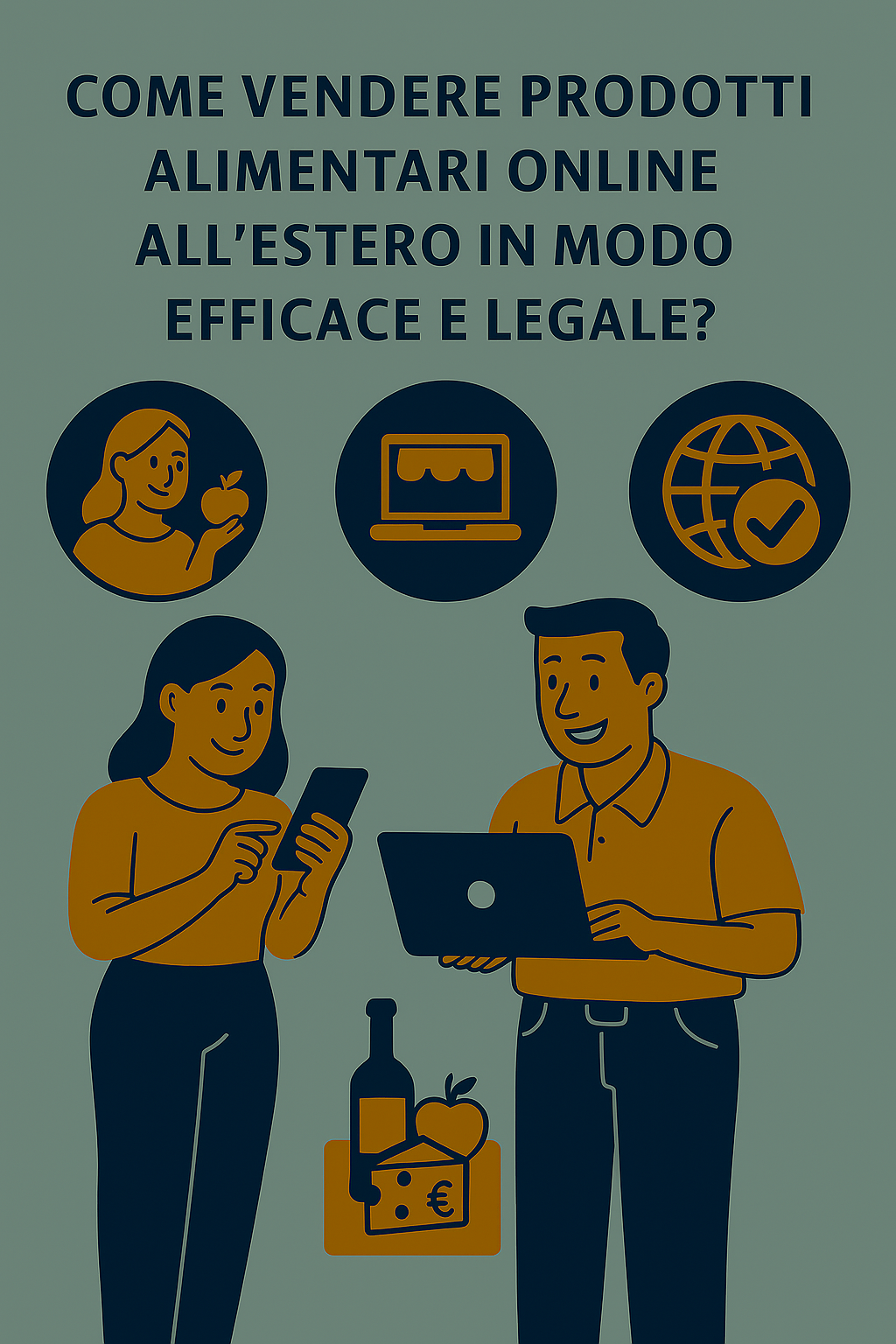 Come vendere prodotti alimentari online all’estero in modo efficace e legale