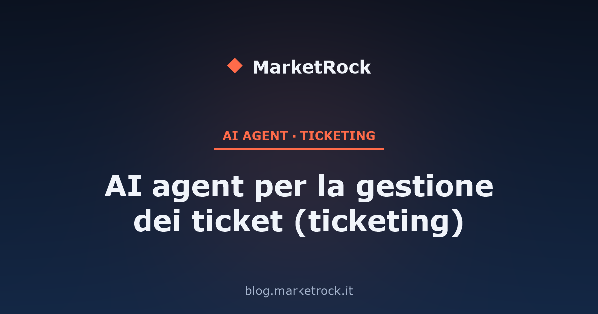 AI agent per la gestione dei ticket (ticketing)