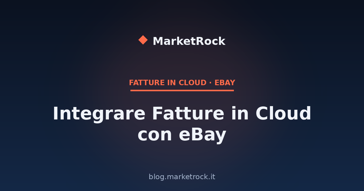 Integrare Fatture in Cloud con eBay