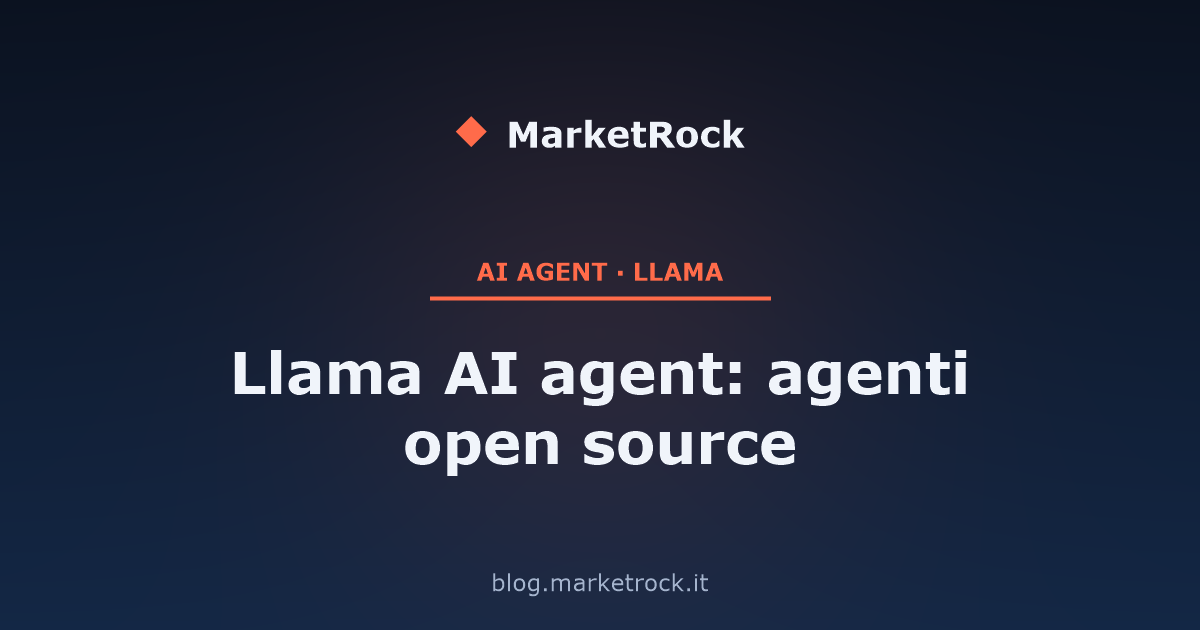 Llama AI agent: agenti open source
