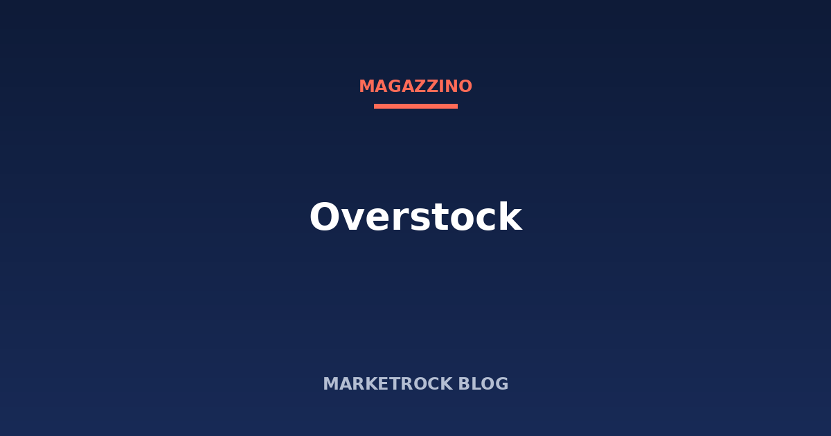 Overstock: come smaltire le eccedenze di magazzino