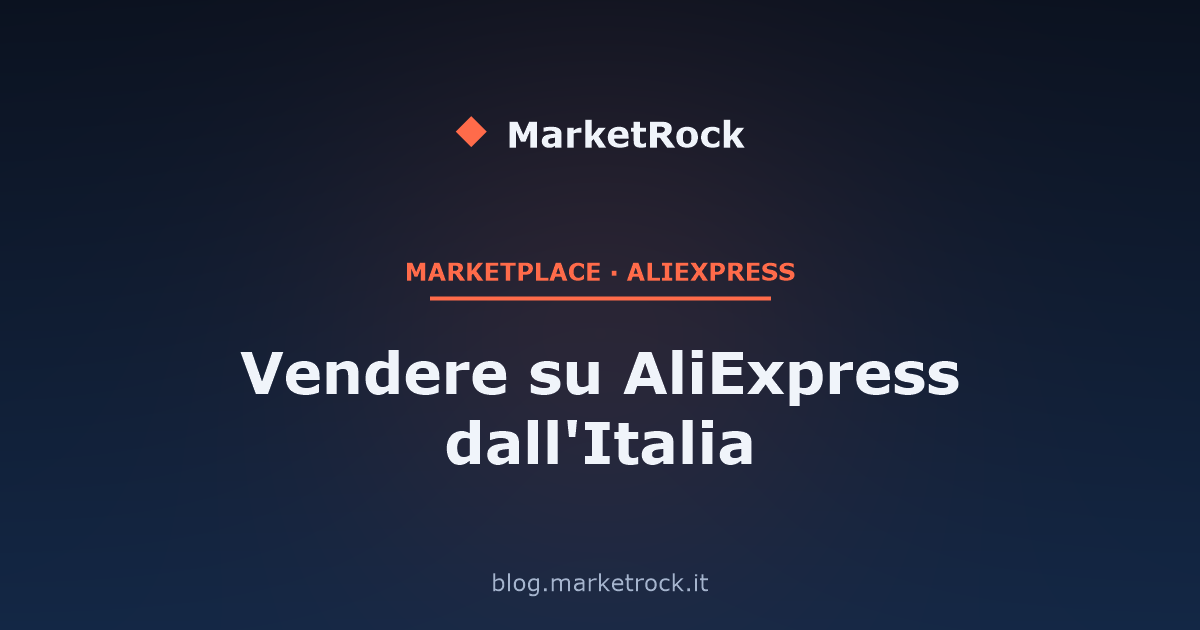 Vendere su AliExpress dall'Italia