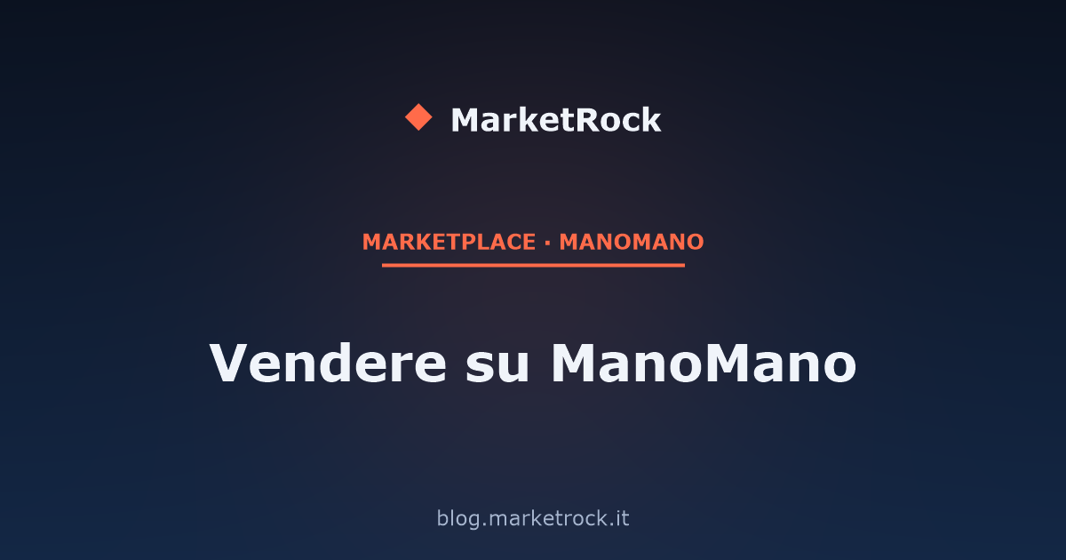 Vendere su ManoMano